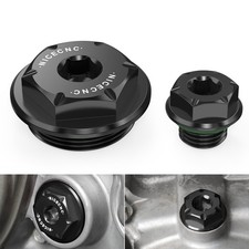 Crankcase Cover Engine Plugs Kit For Honda Sportrax 400 Trx400ex 2000-2008 Black