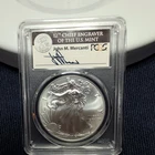 2017 Silver Eagle PCGS MS70 Mercanti Signature First Strike PERFECT!