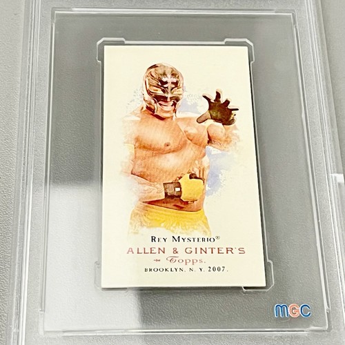 Graded WWE Topps Rey Mysterio Trading Card Rare Vintage WF Memorabilia Wrestling - Picture 5 of 9