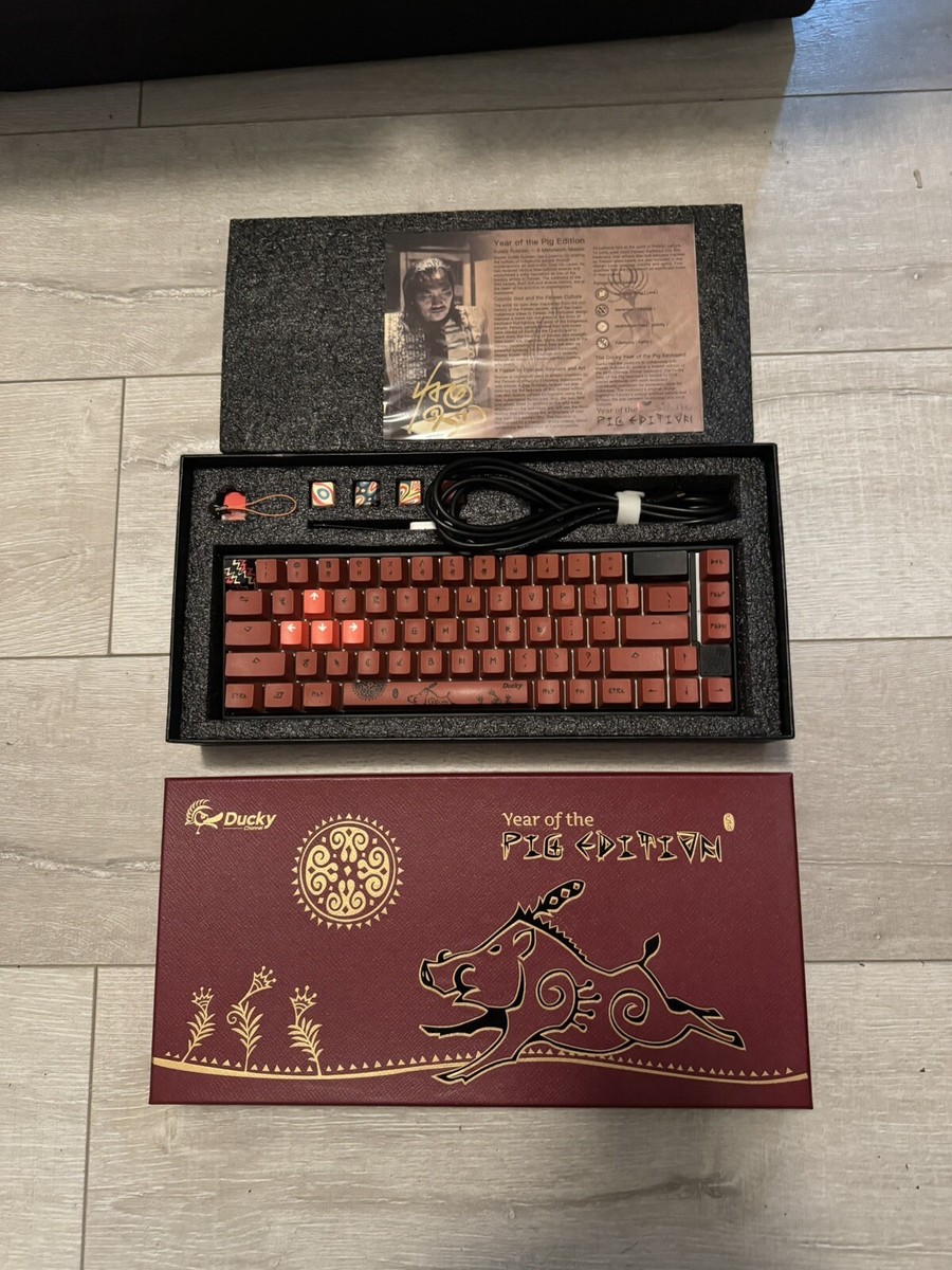 Limited Edition New Ducky Year of The Pig Keyboard | eBay Limited Edition New Ducky Year of The Pig Keyboard | eBay