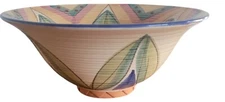 Studio Nova Desert Flower Salad Bowl Souhwest 11" Diameter