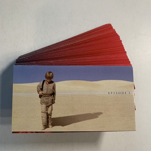 Star Wars Episode 1 Series 1 1999 Topps Widevision Complete Base Card Set of 80