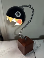 Nintendo Super Mario Bros. Chain Chomp Lamp LED ThinkGeek Working!