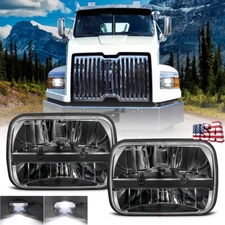 2012-2023 for Western Star 4700SB 2PC 120W 7x6inch Rectangle LED HI/LO Headlight