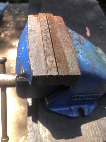 Vintage RECORD No 100 Bolt on Vice 4" SHEFFIELD Bench old tool Metal ENGLAND 7Kg - Picture 17 of 20