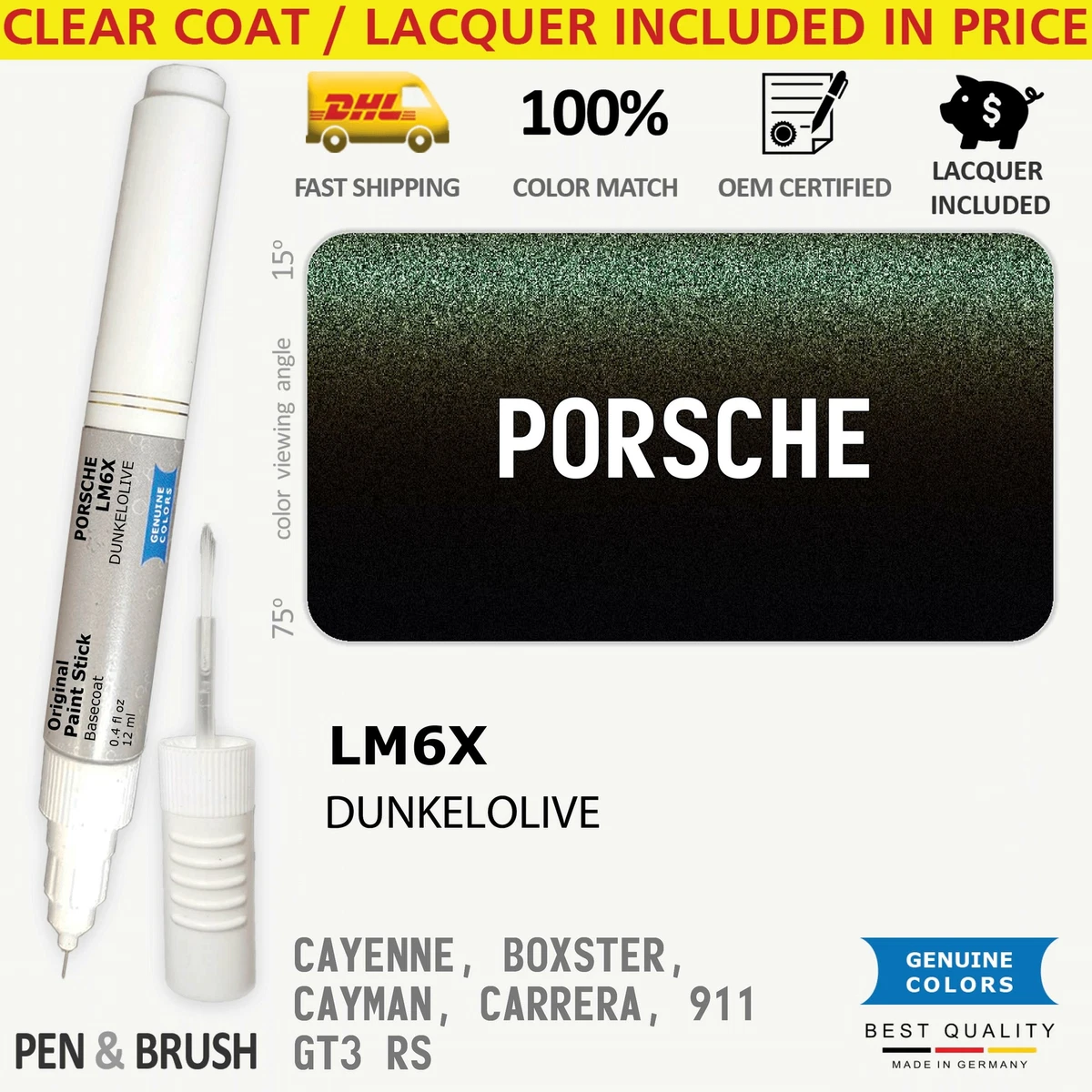 Porsche Boxster Miami Blue M5C J5 Touch Up Paint Kit, 41 OFF