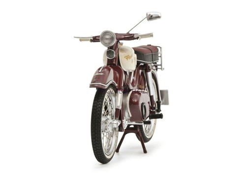 for Schuco for Kreidler for Florett weinrot Retro Motorcycle 1:10 Truck Model - Picture 3 of 8