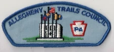 BSA, Allegheny Trails Council, Pennsylvania, T-3 CSP, Cloth Back