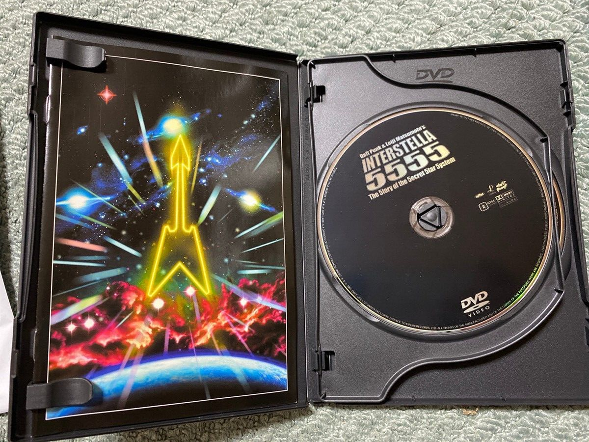 Daft Punk Interstella 5555 Leiji Matsumoto Anime Japan CD and DVD