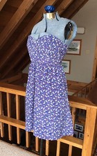 C LUCE Floral Dress Strapless Womens Medium