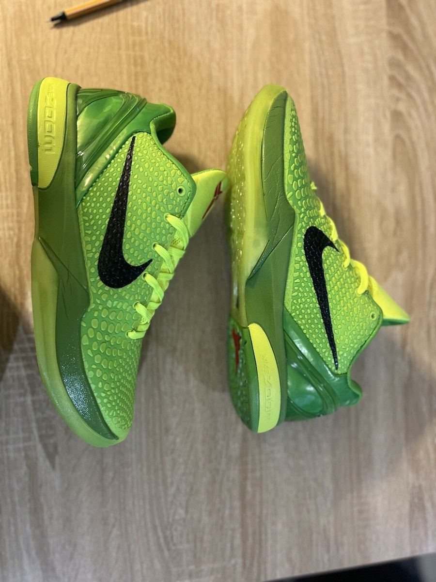 kobe 6 protro grinch for sale