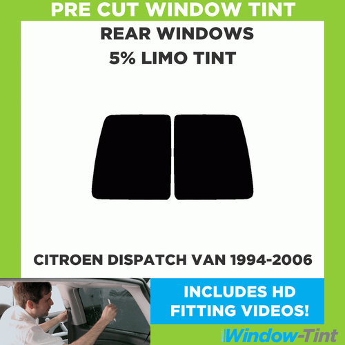 Pre Taglio Pellicola Finestrini per Citroën Dispatch Van 1994-06 5% Limousine - Picture 1 of 9
