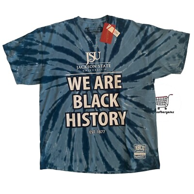 #ad #ad Mitchell amp; Ness Jackson State Men#x27;s Sz XL We Are Black History Month T Shirt New $22.32
