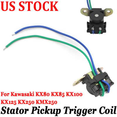 US For Kawasaki KX80 KX100/125 KX / KMX250 Stator Pickup Trigger Coil Sensor Kit