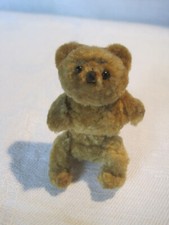 Miniature Teddy Bear made of Chenille Wool Pipe Cleaners 2 1/4" tall