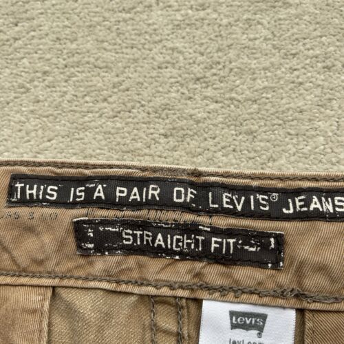 Levi’s Vintage Herren Baumwolle Denim Straight Fit Shorts Jorts Beige Gr. W36 - Bild 3 von 21