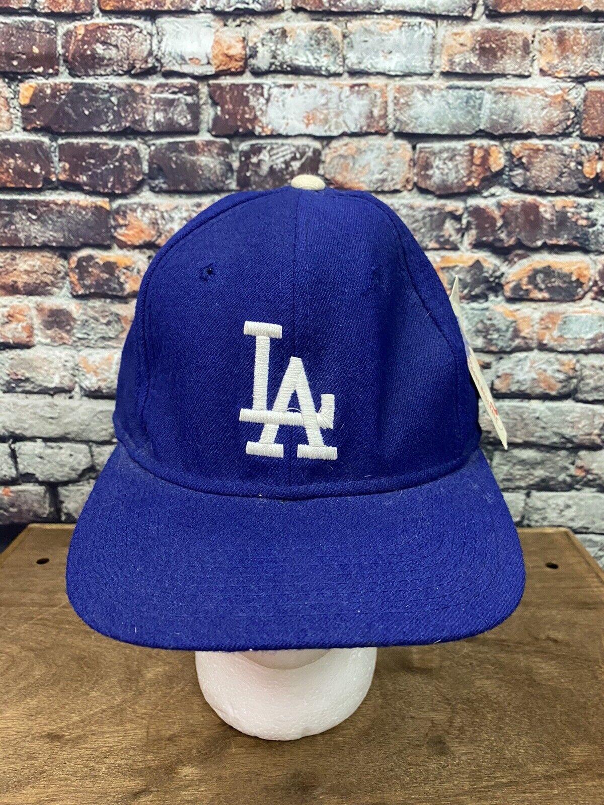 Vintage Los Angeles Dodgers Sports Specialties The Pro Fitted 7 3/8 Wool  Cap Hat