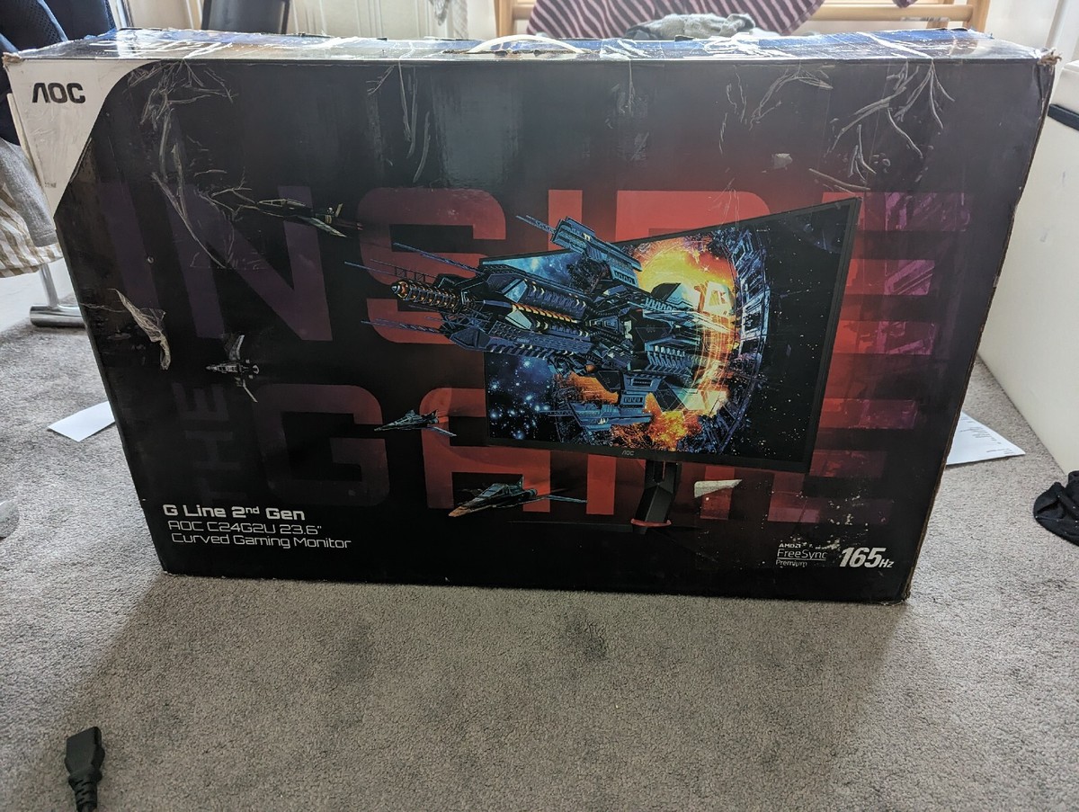 AOC G2 Series C24G2U/BK FHD VA LCD Curved Gaming Monitor