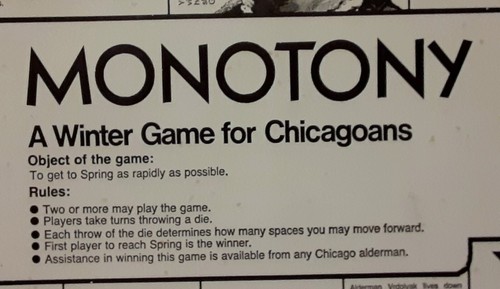 RAR! MONOTOMY Winterspiel 4 Chicagoer von Kirt Weed CHICAGO TRIBUNE COMICS - Bild 2 von 12