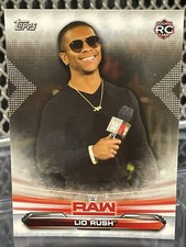 2019 WWE Topps RAW Lio Rush Wrestling Card #46 ROH NJPW TNA AAA AEW CRU Rookie