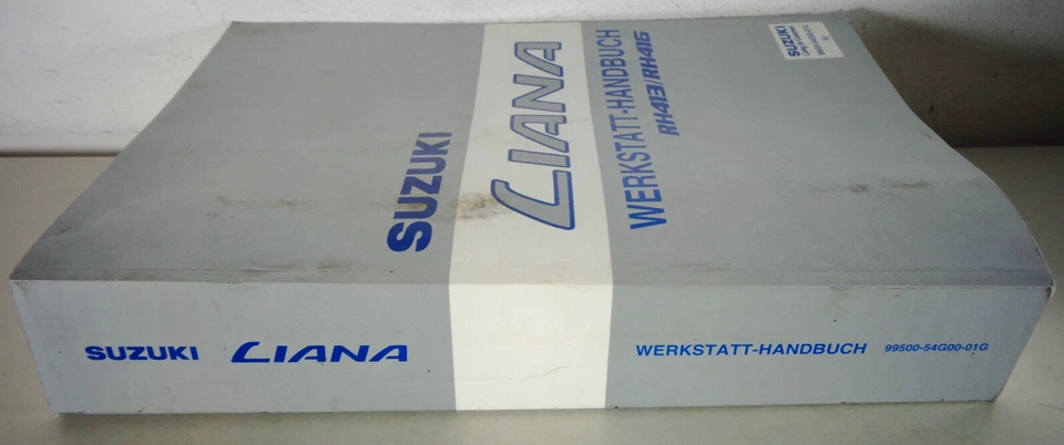 Manual De Taller / Guía De Reparación Suzuki Liana RH413 / RH416 Fecha 03/2001 - Imagen 2 de 4