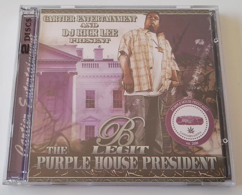 B-Legit Purple House President Dj Rick Lee E-40 Mistah Fab Keak Da Sneak Rap CD