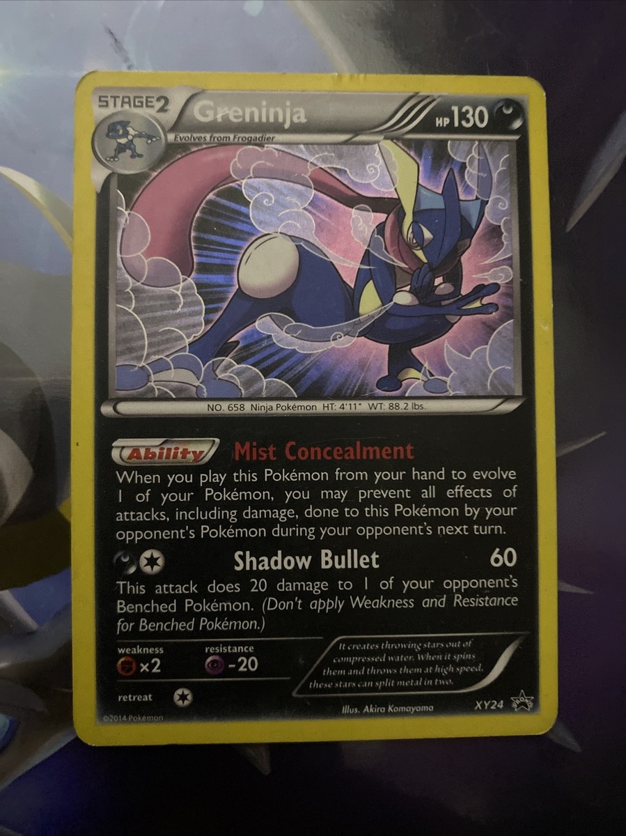 Pokémon Greninja Black Star Promo XY24 - Rare Holo Promo