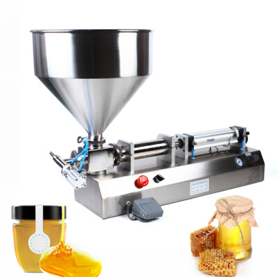 #ad 50 500ml Semi automatic Pneumatic Liquid Filling Machine Paste Shampoo Filler $393.82