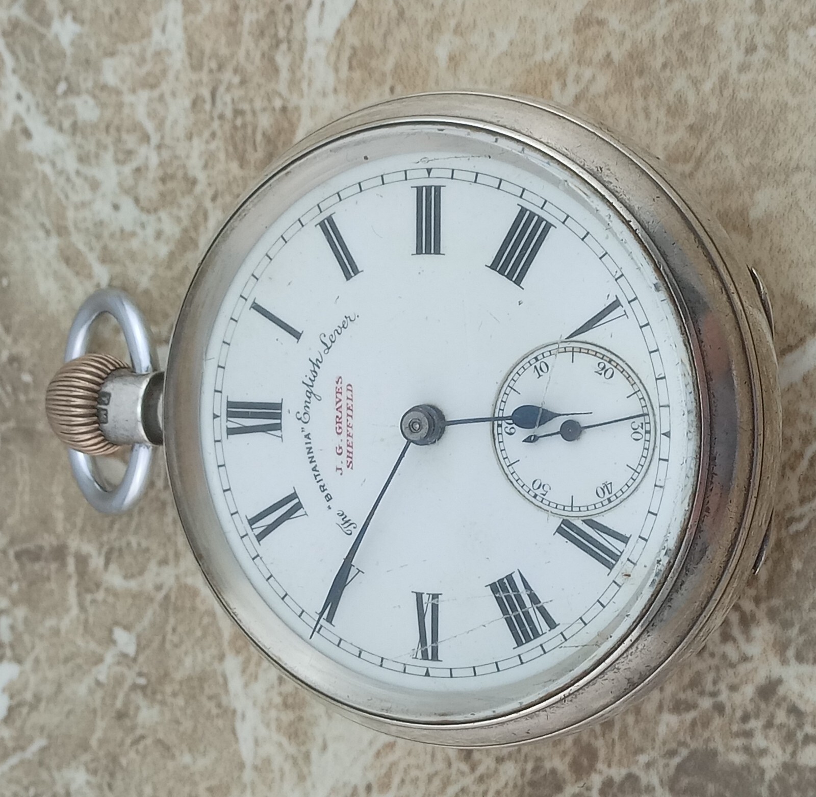 Stunning Silver Lancashire Watch Company of Prescot Lever Pocket Watch