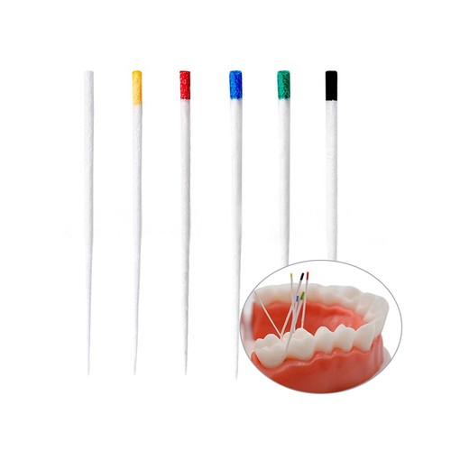 1Box Dental Endo Absorbent Paper Points Taper 15-40# Endodontics Root Disposable - Picture 7 of 24