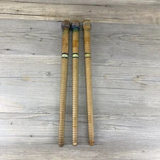 Vintage 15” Weaving Bobbins-Lot Of 3