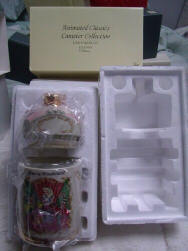 Disney Lenox ALICE IM WUNDERLAND animierter feiner Porzellan-Teekanister 1997 - Bild 2 von 4