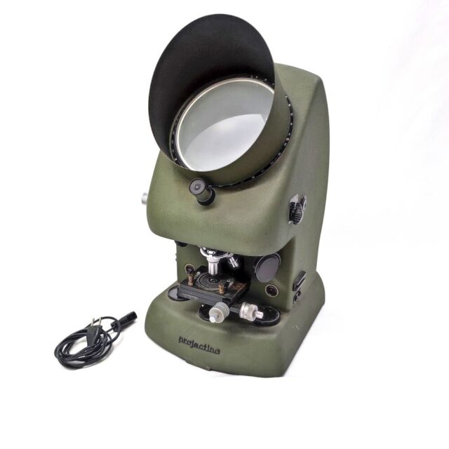 Microscopio monoculare Projectina anni 60 testato funzionante