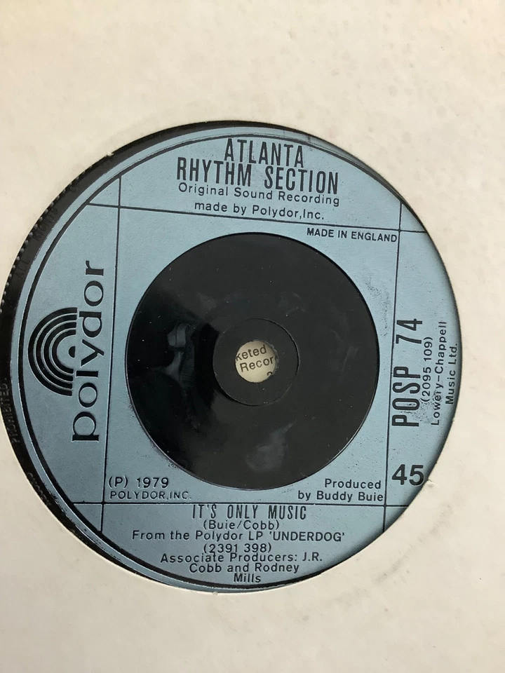 Atlanta  Rhythm Section.   Spooky.  7” vinyl. 1979. Polydor - Image 2 of 2