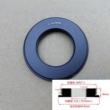 Flanged C-Mount to M42 for DIY Creative Lens Modification Lens Adapter Ring