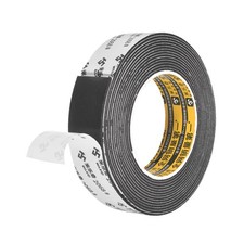 Camera Light Seal Foam Light Leak Proof Sponge 0.08" x 1.18" x 16.4ft Black