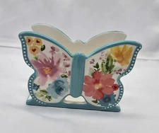 The Pioneer Woman Butterfly Floral Napkin Holder – Farmhouse Kitchen Decor