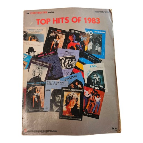 Chartbuster Series Top hit of 1983 Piano Guitar Vocal Book Duran Duran Wham