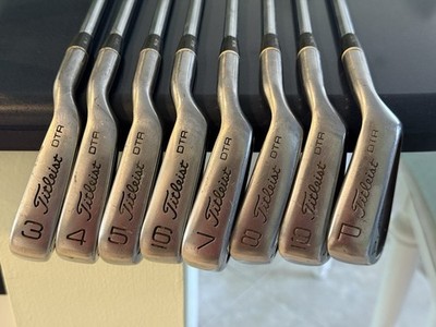 Titleist DTR Iron Set 3-PW Men's Right Hand Regular Flex Steel. Grips So So