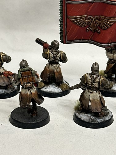 Warhammer 40k Death Korps of Krieg Squad FW PRO PAINTED Assault Squad GW - Picture 11 of 14