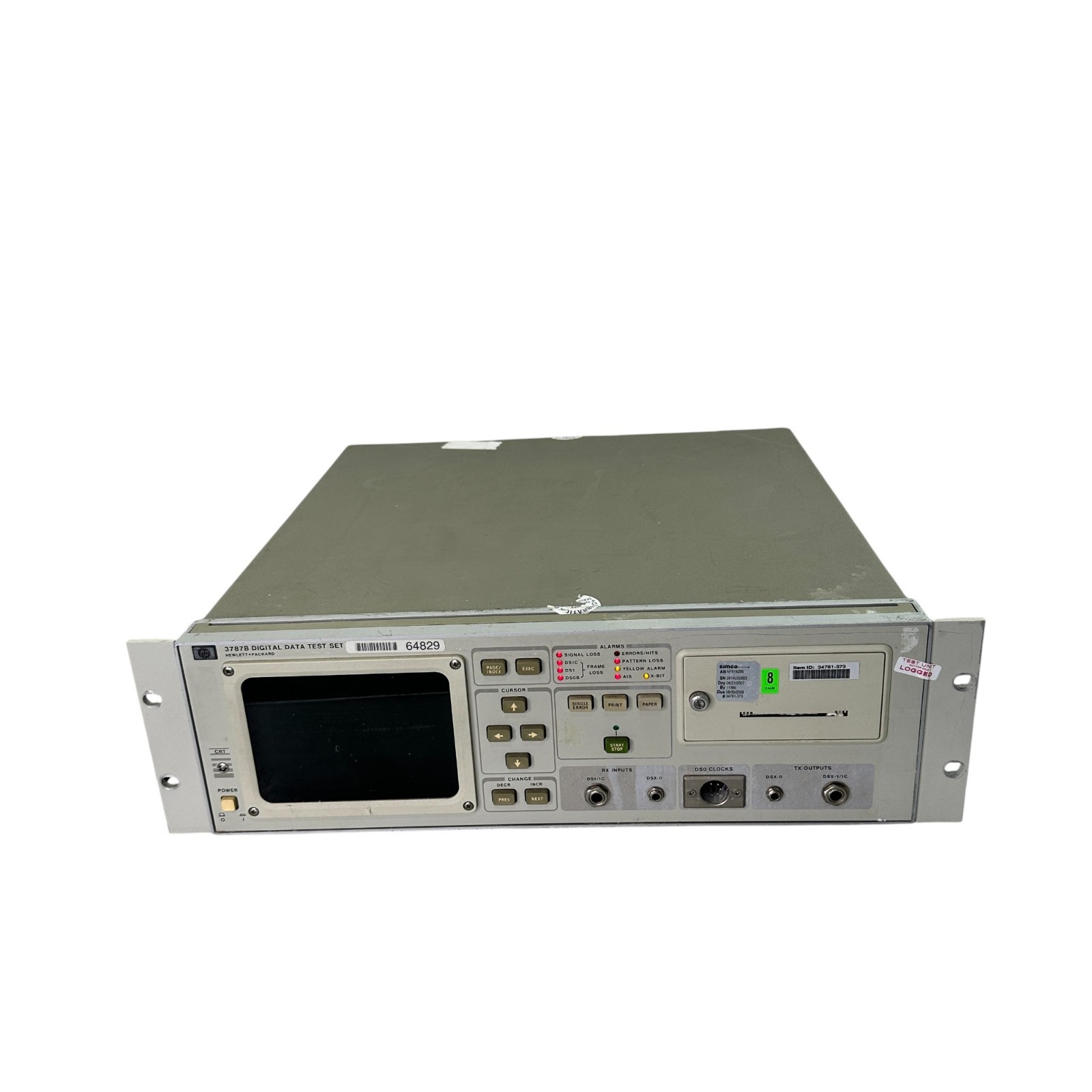 Agilent / HP 3787B Digital Data Test Set / BERT – DS1 / DDS / 3.152 Mbps Used