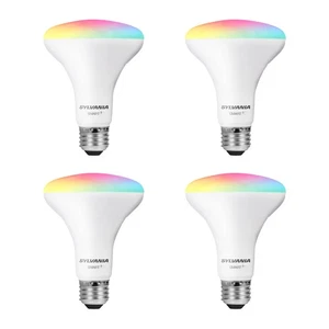 SYLVANIA Wifi LED Smart Light Bulb, 65W Equivalent Full Color and Tunable Wh...