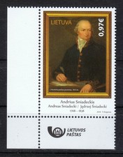 Lituanie 2018 MNH Andrius Sniadeckis - chimiste, médecin - logo postal **