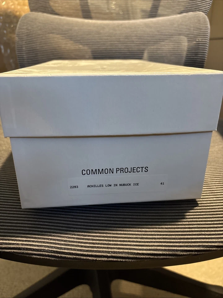 Common Projects Achilles Low In Nubuck Ice Blue Size UK 7 EU 41 - Image 2 of 4