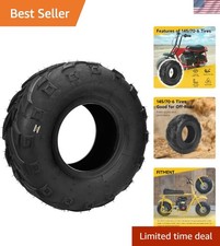 145/70-6 Tubeless Tire for Mini Bikes  ATVs - -Round Safety  Performance