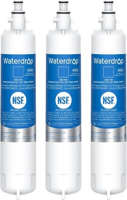 Waterdrop  Refrigerator Water Filter Replacement for GE  RPWF(NOT RPWFE),3 Pack