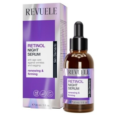 Revuele , Anti-wrinkle night face serum with Retinol, 30 ml