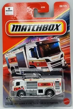 2026 Matchbox Cars 2021 Scania XT Fire Truck Camion De Pompiers #08