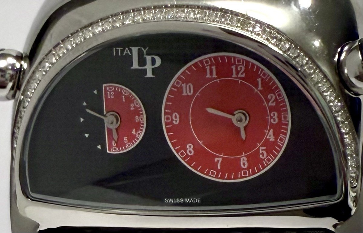 48mm Red STRATOSPHERE Lorenzo Pozzan 0.25Ctw Diamond |Lucien 