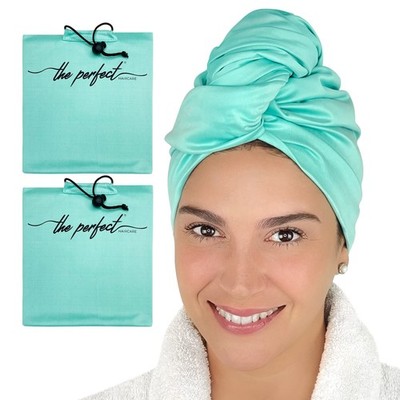 THE PERFECT HAIRCARE Microfiber Hair Towel Wrap for Women - Smooth as Silk